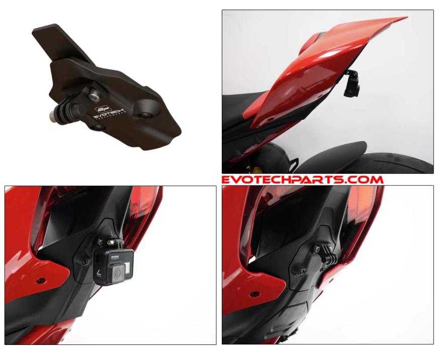 Ducati Panigale V4 / V2  Action Cam Montageplatte